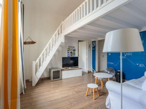 Charmant appartement 1 chambre avec mezzanine à 800m de la plage et près des commerces, Wi-Fi gratuit - FR-1-3-599